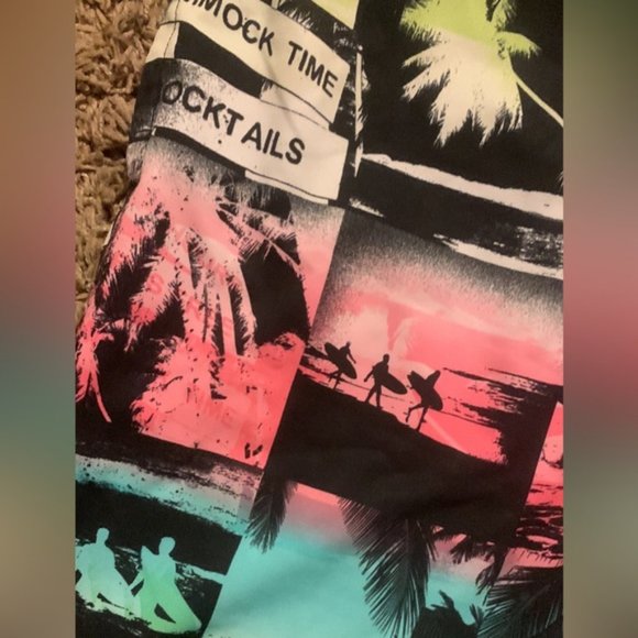 American Eagle Swim Trunks Size L - like New! - Picture 2 of 4